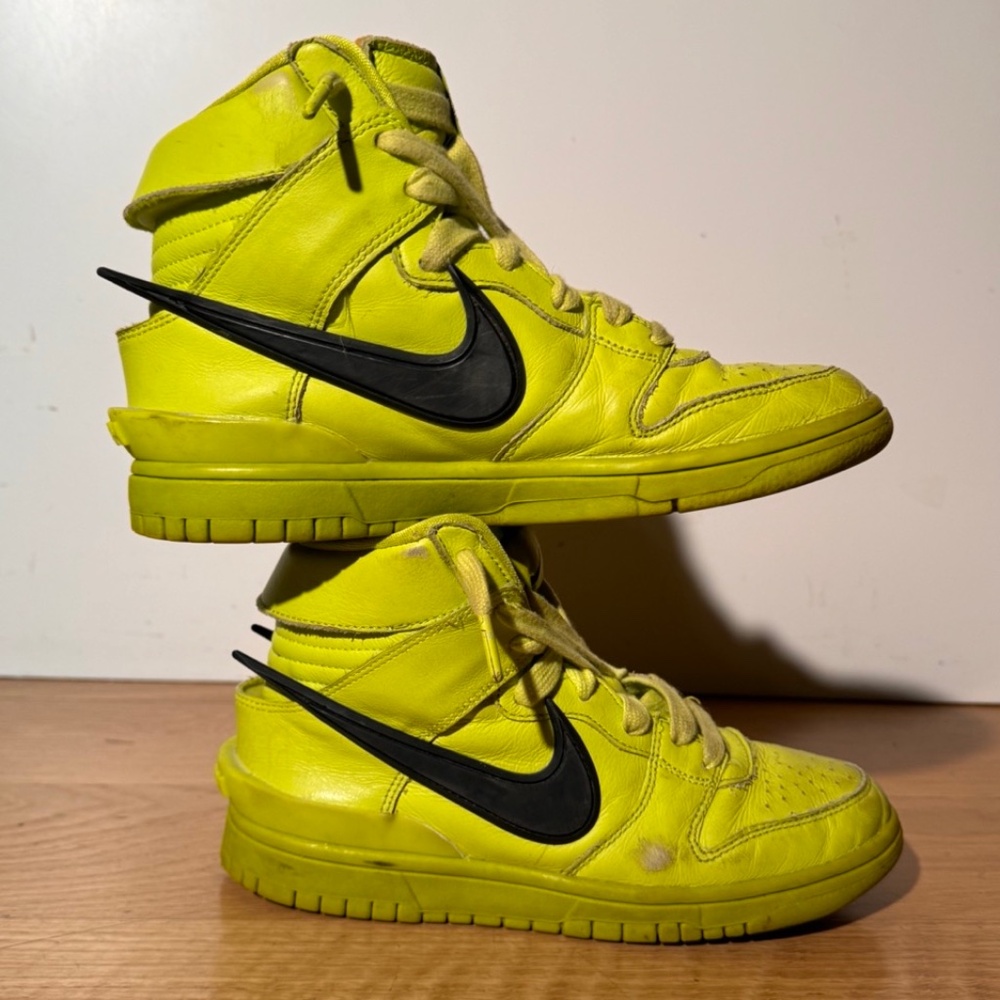 Nike Dunk High x AMBUSH ‘Flash Lime’ Size 4.5